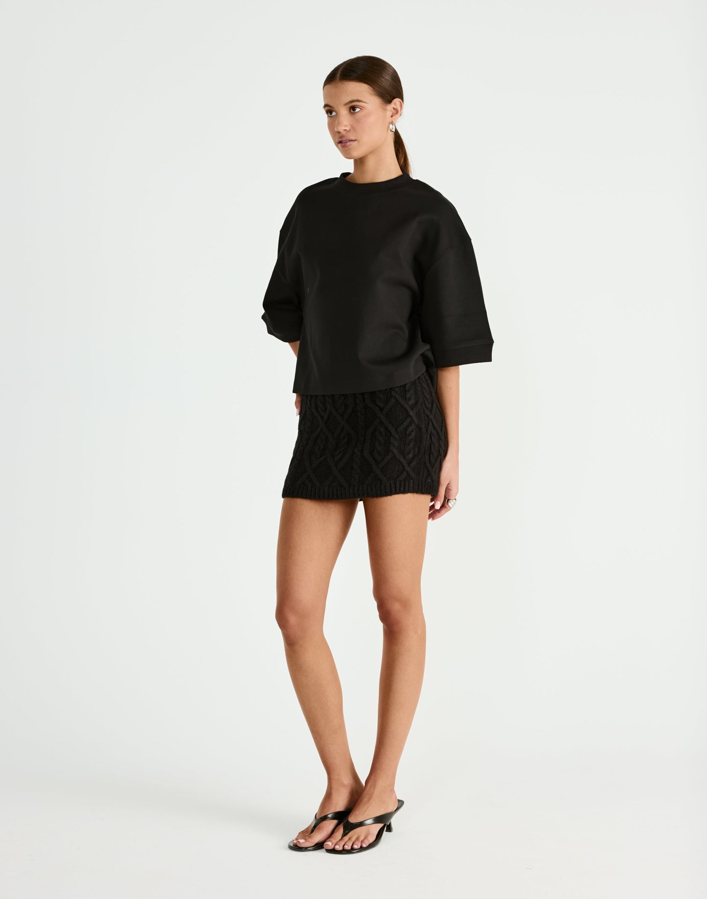 Chloe Mini Skirt (Black)