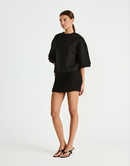 Chloe Mini Skirt (Black)