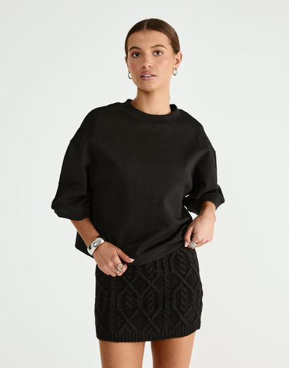 Chloe Mini Skirt (Black)
