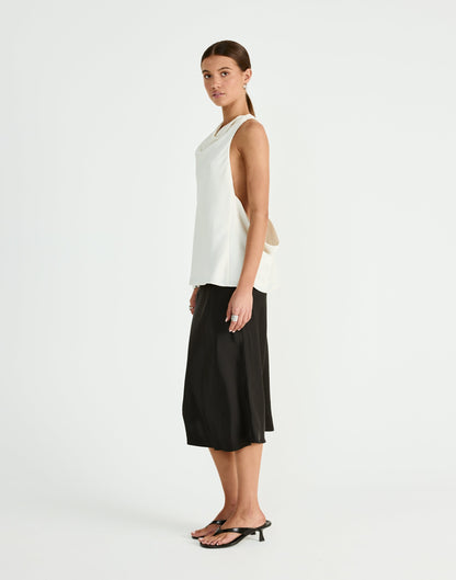 Dakari Midi Skirt (Black)