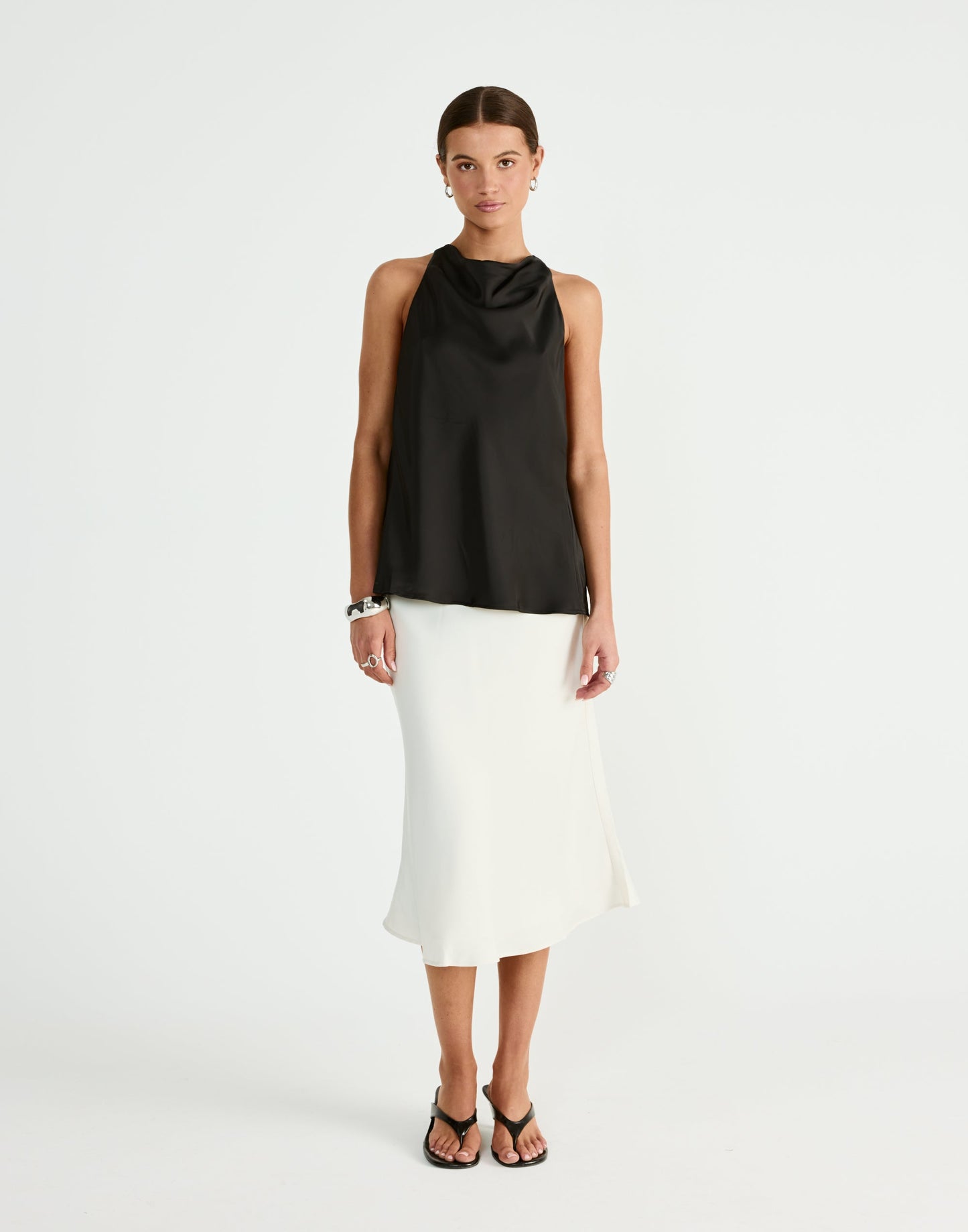 Dakari Midi Skirt (Oat)