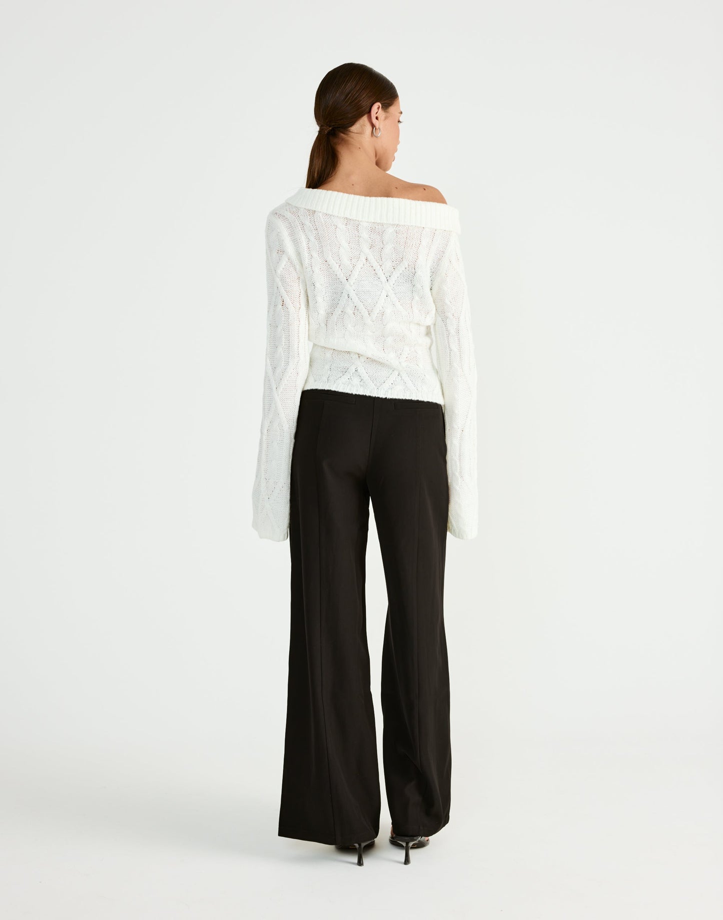 Loch Long Sleeve Top (White)