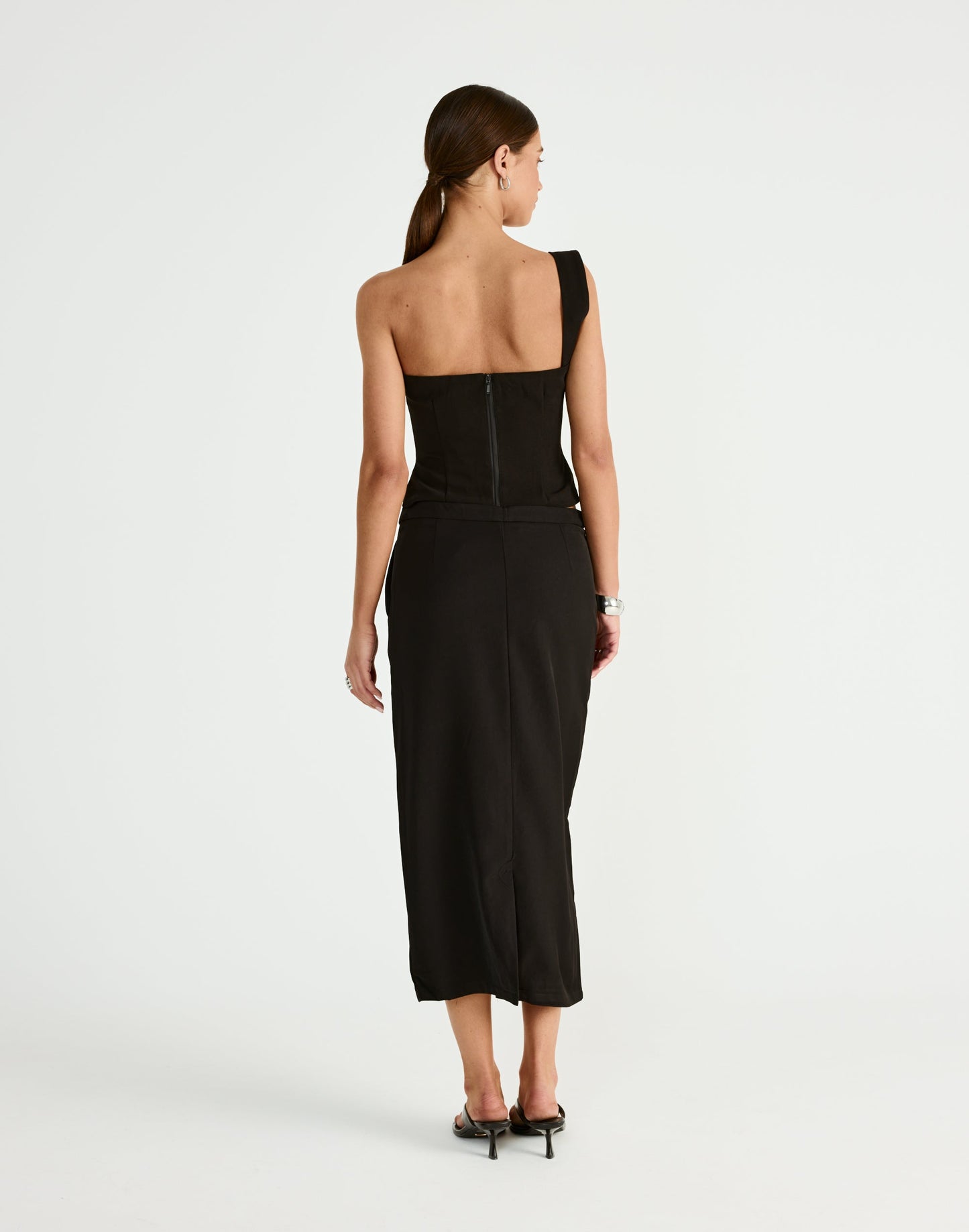 Tillie Midi Skirt (Black)
