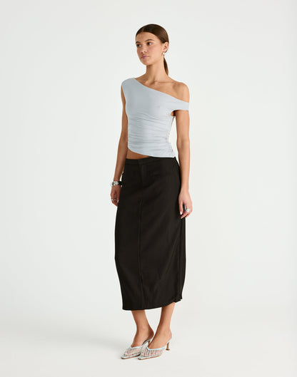 Namiko Top (Smokey Blue)