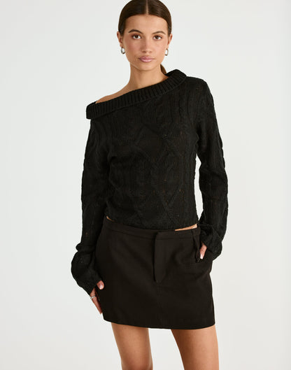 Scout Mini Skirt (Black)