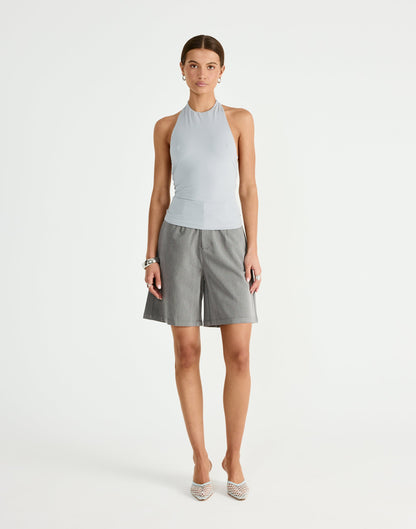 Speakeasy Top (Smokey Blue)