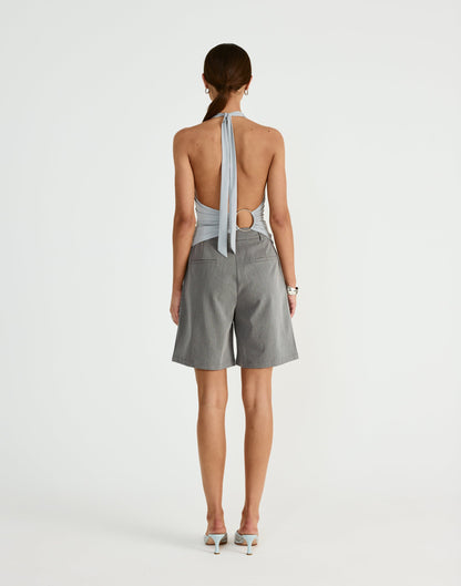 Speakeasy Top (Smokey Blue)