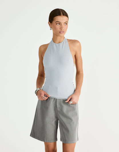 Speakeasy Top (Smokey Blue)