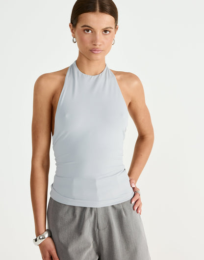 Speakeasy Top (Smokey Blue)