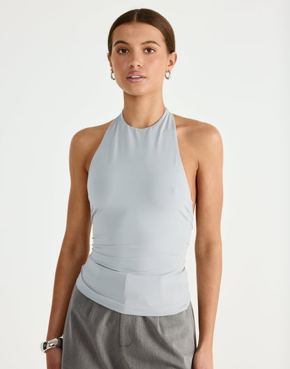 Speakeasy Top (Smokey Blue)