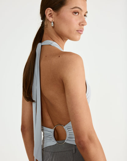 Speakeasy Top (Smokey Blue)