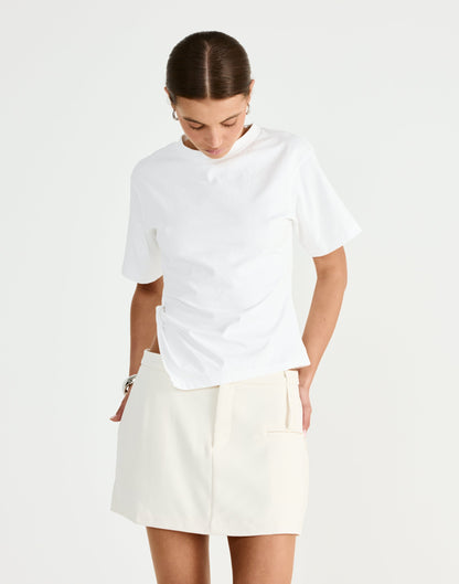 Scout Mini Skirt (Oat)