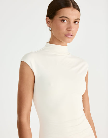 Daney Mini Dress (Oat)