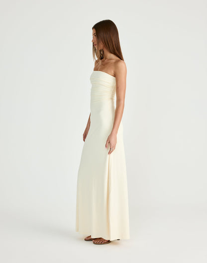 Sarie Maxi Dress (Butter)