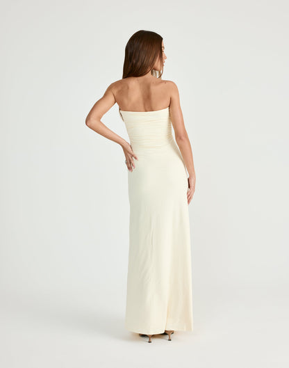 Sarie Maxi Dress (Butter)