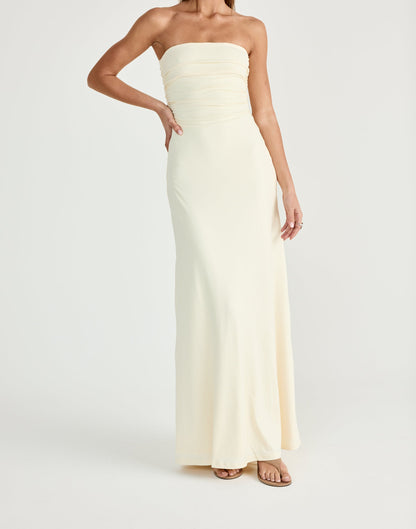 Sarie Maxi Dress (Butter)