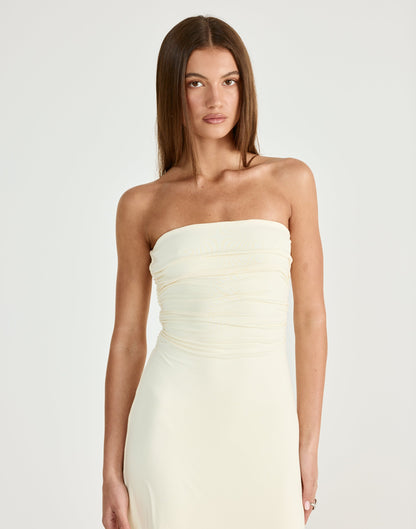 Sarie Maxi Dress (Butter)