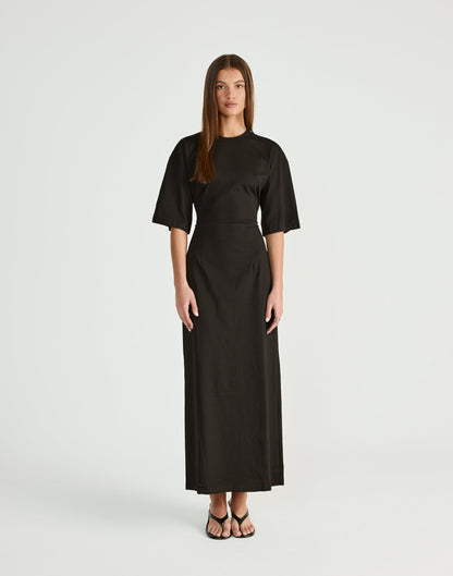 Echoes Maxi Dress (Black)