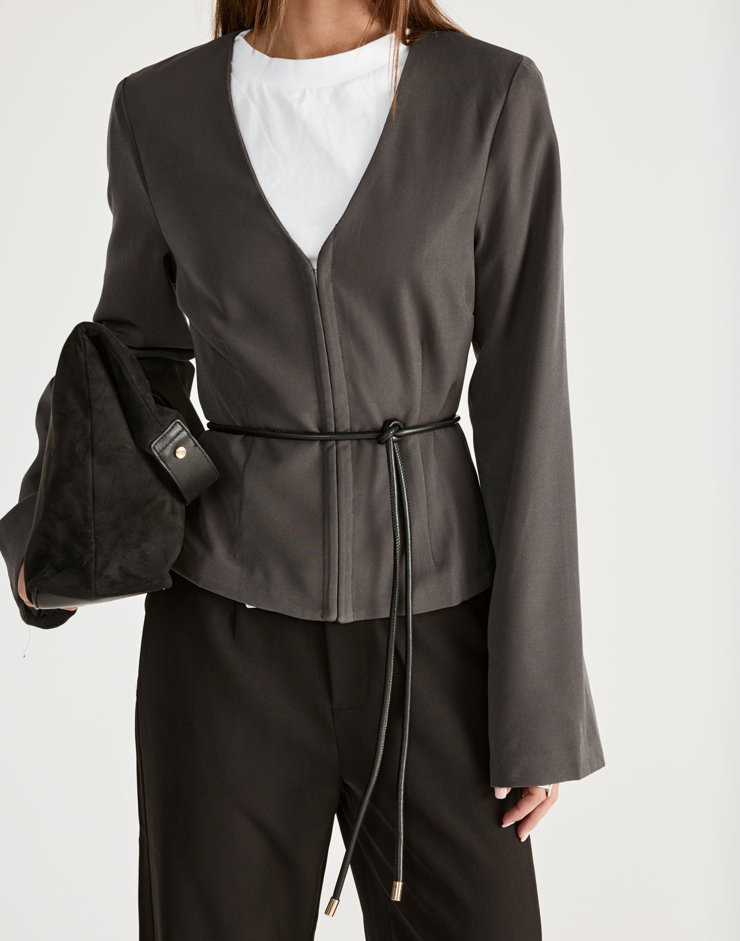 Norinne Long Sleeve Top (Slate)