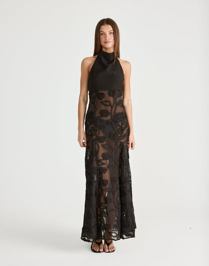 Serendipity Maxi Dress (Black)