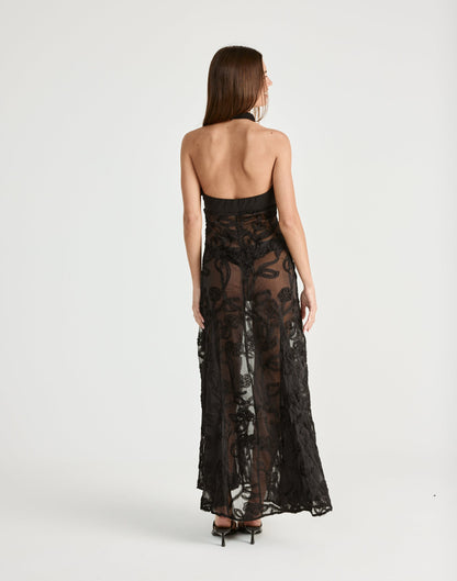 Serendipity Maxi Dress (Black)