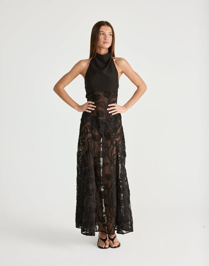 Serendipity Maxi Dress (Black)