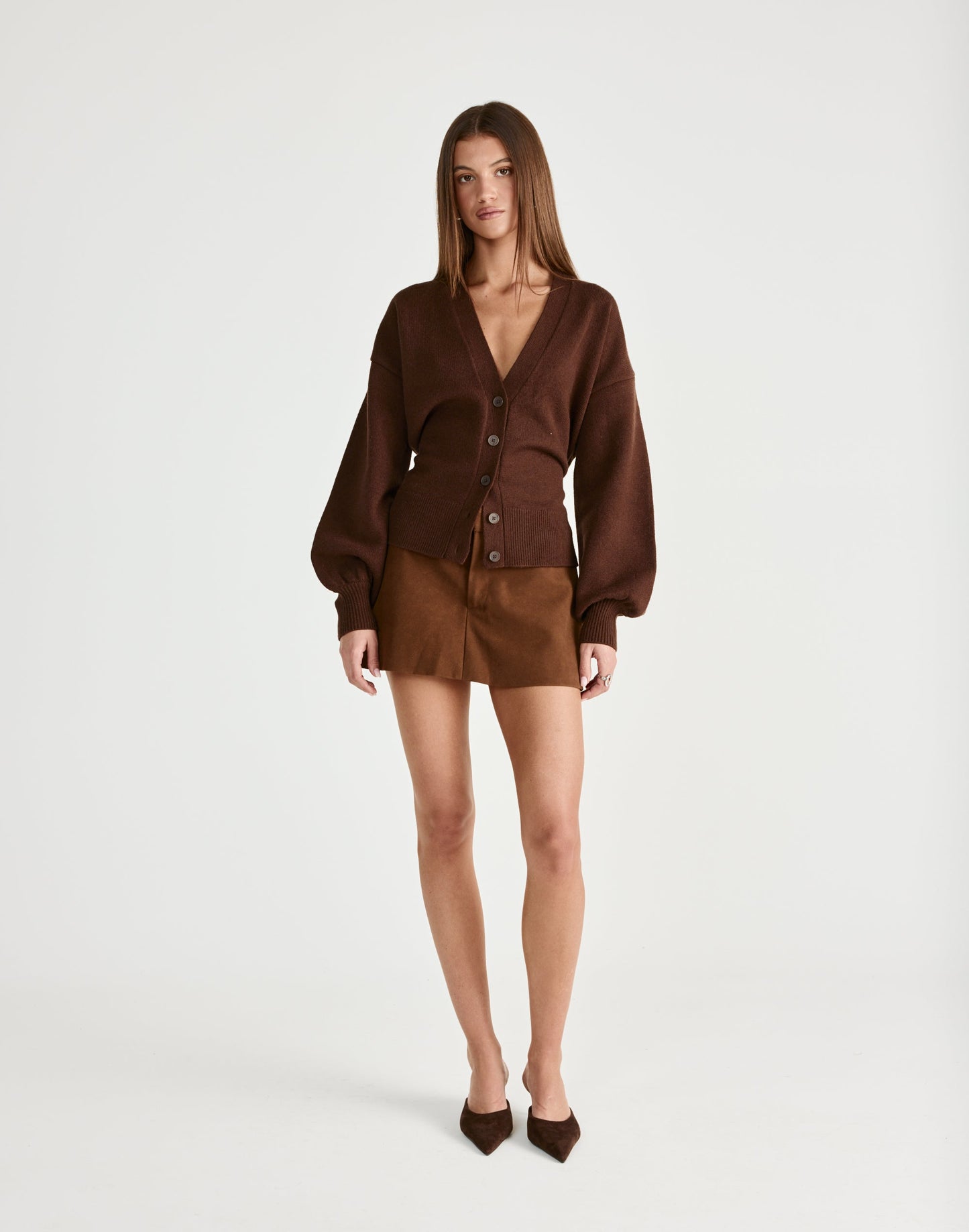 Vespera Cardigan (Chocolate)