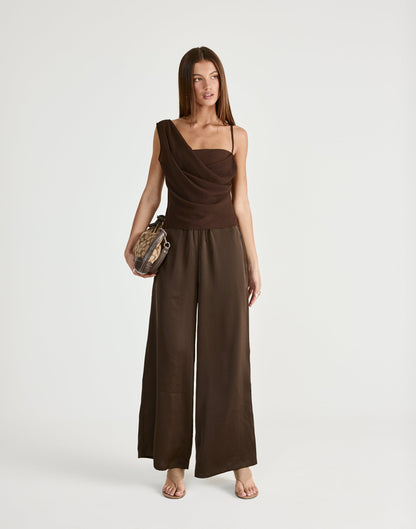 Davina Top (Chocolate)