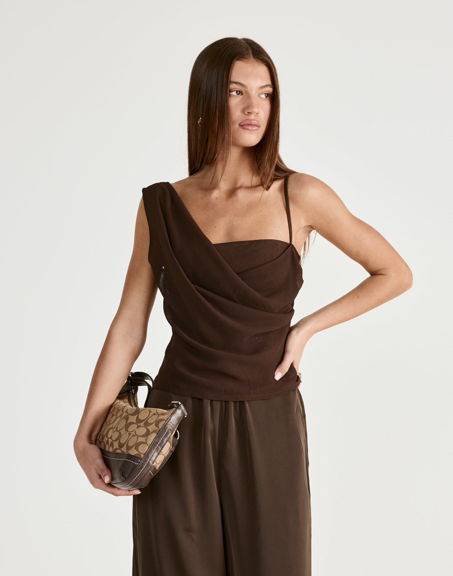 Davina Top (Chocolate)