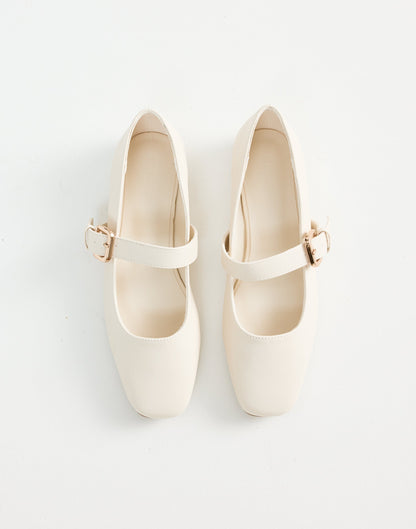 Fredia Flats (Bone) - By Billini