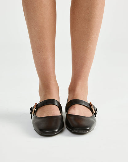Fredia Flats (Black) - By Billini