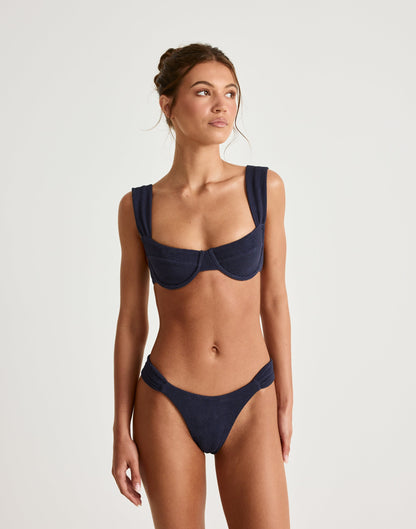 Layla Balconette Bikini Top (Midnight)