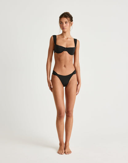 Layla Bikini Bottoms (Black)