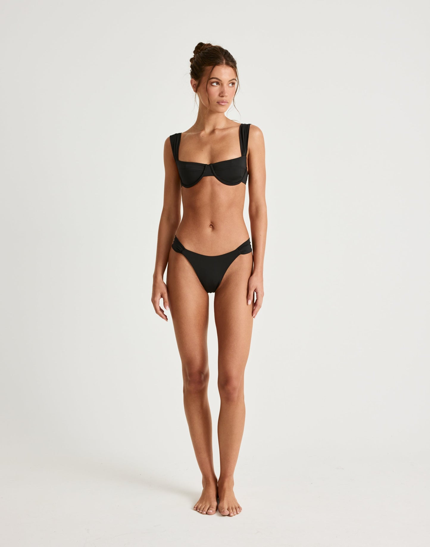 Layla Balconette Bikini Top (Black)