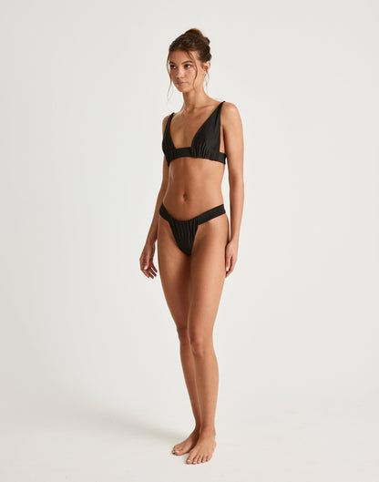 Carla Bikini Bottoms (Black)