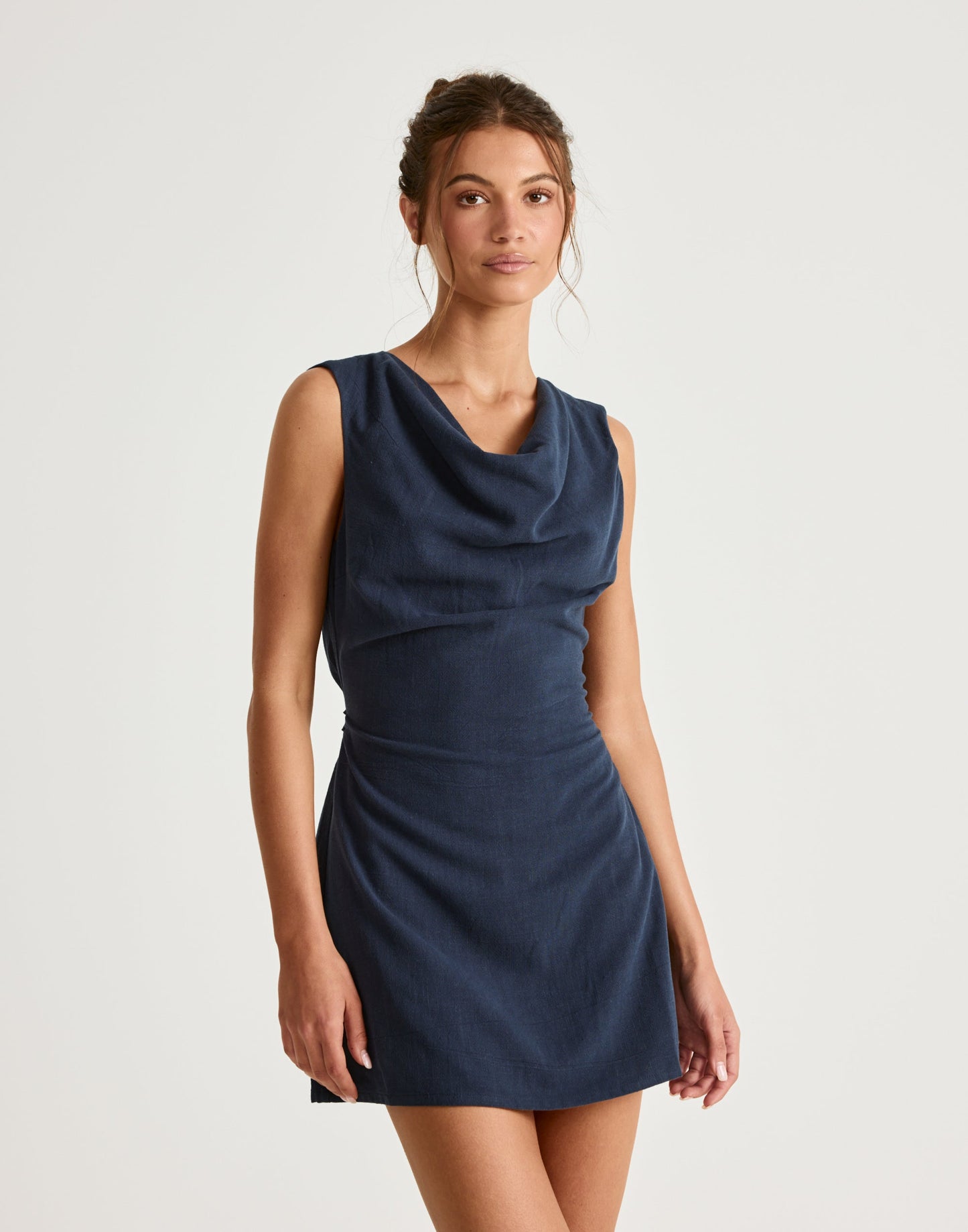 Shoreline Mini Dress (Navy)