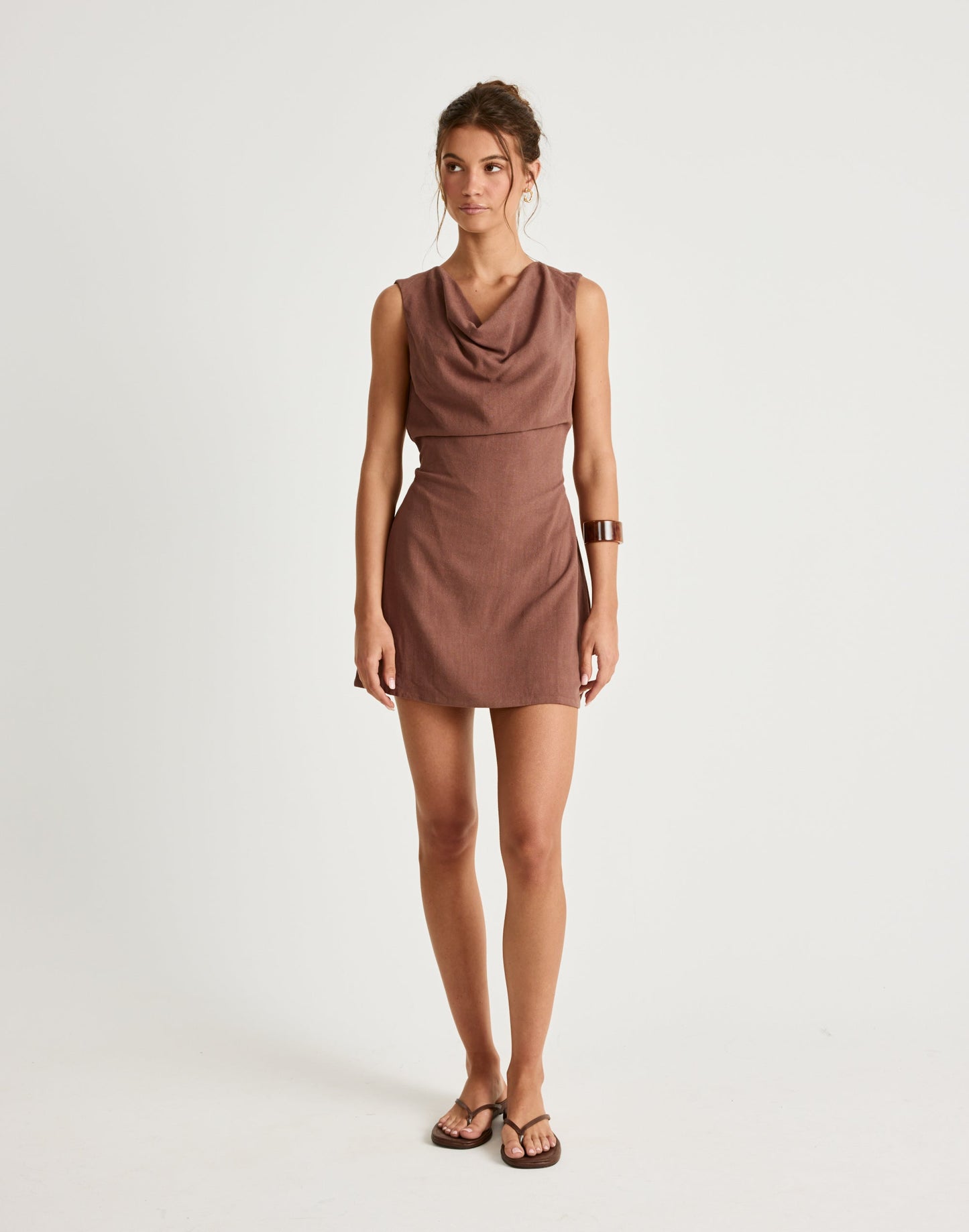 Shoreline Mini Dress (Oak)
