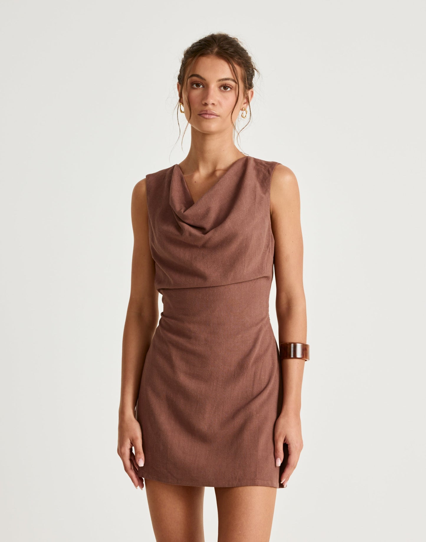 Shoreline Mini Dress (Oak)