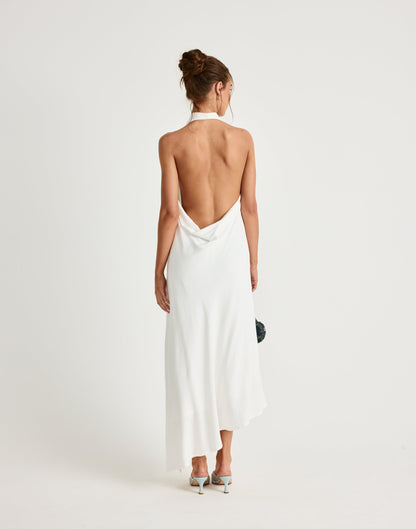 Mila Maxi Dress (Off White)