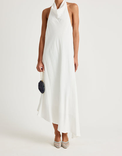Mila Maxi Dress (Off White)