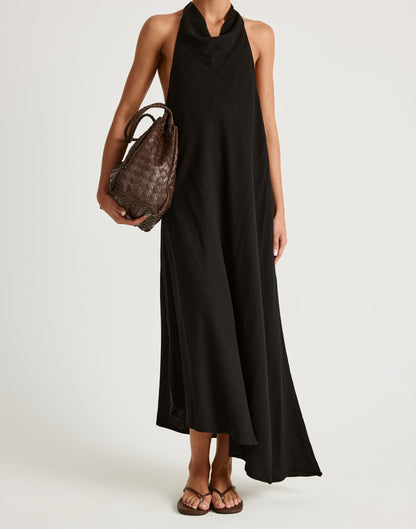 Mila Maxi Dress (Black)