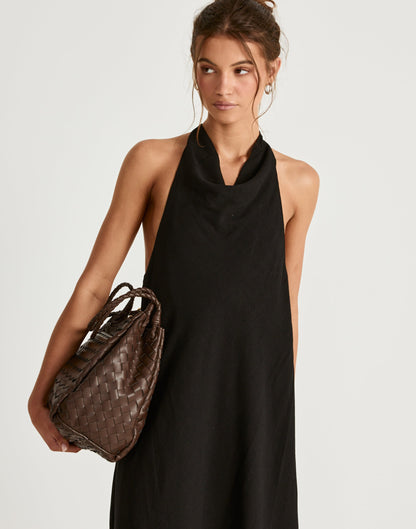 Mila Maxi Dress (Black)
