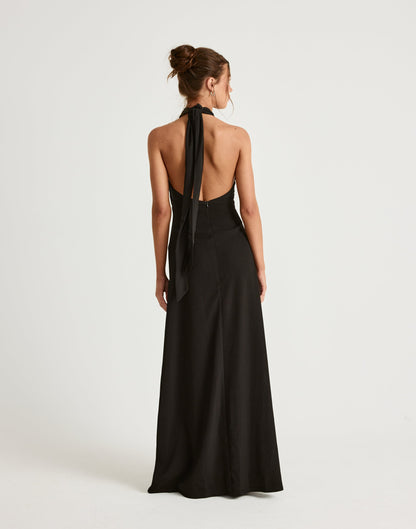 Sara Maxi Dress (Black)
