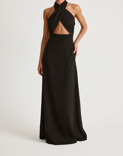 Sara Maxi Dress (Black)