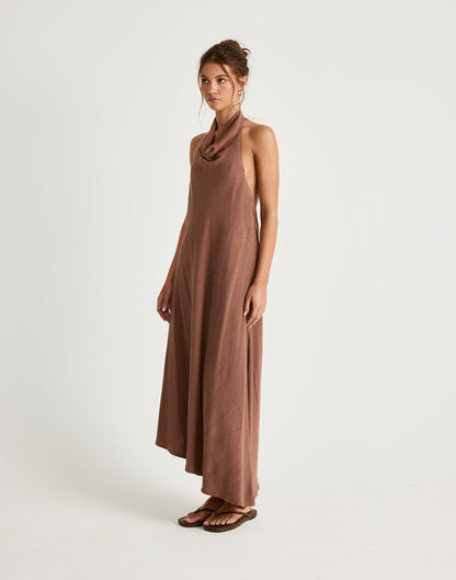 Mila Maxi Dress (Oak)