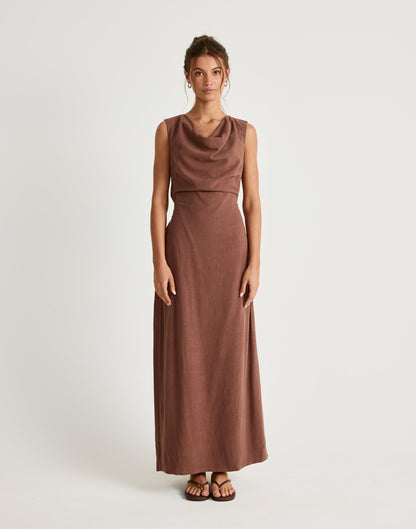 Shoreline Maxi Dress (Oak)