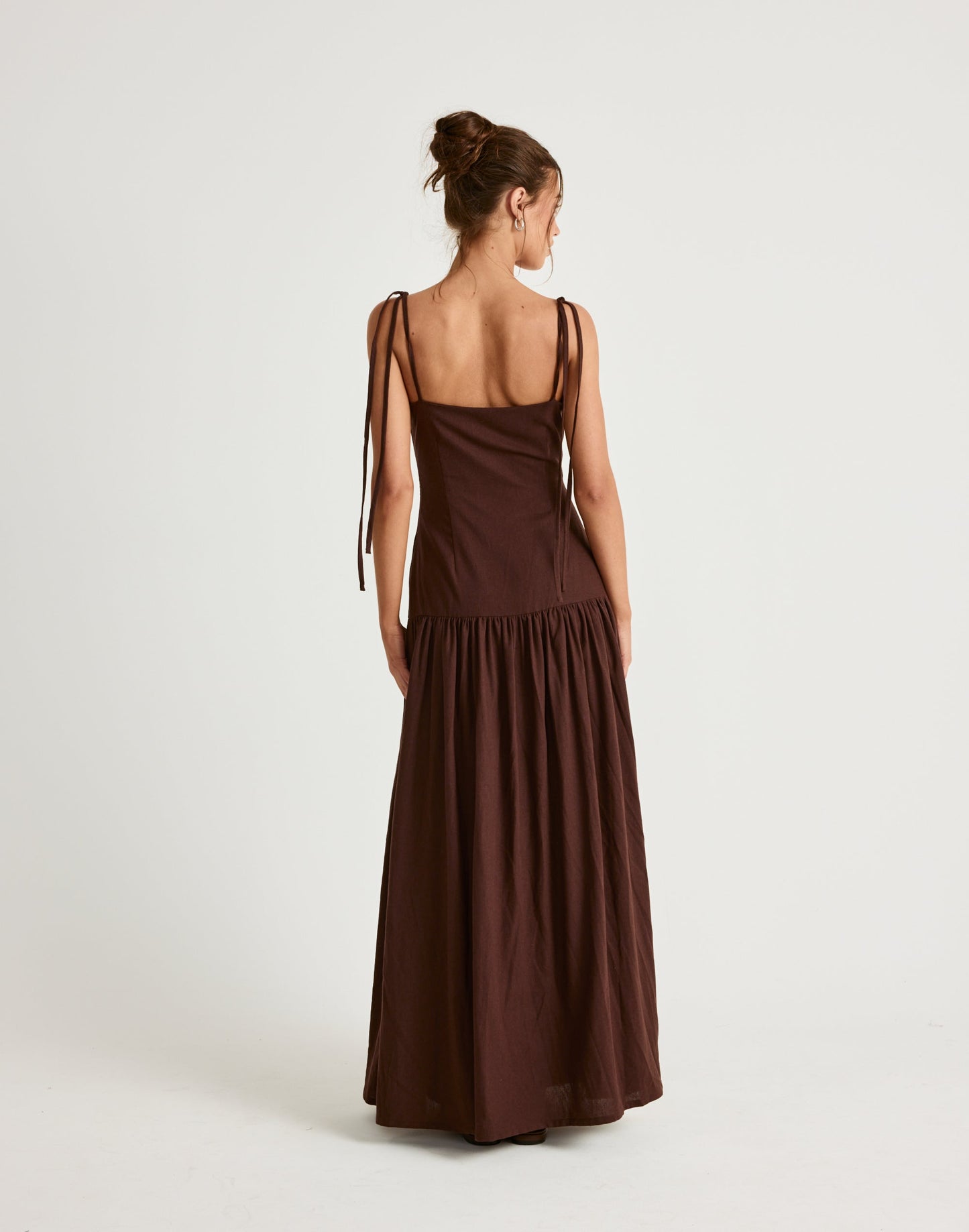 Hazel Maxi Dress (Chocolate)