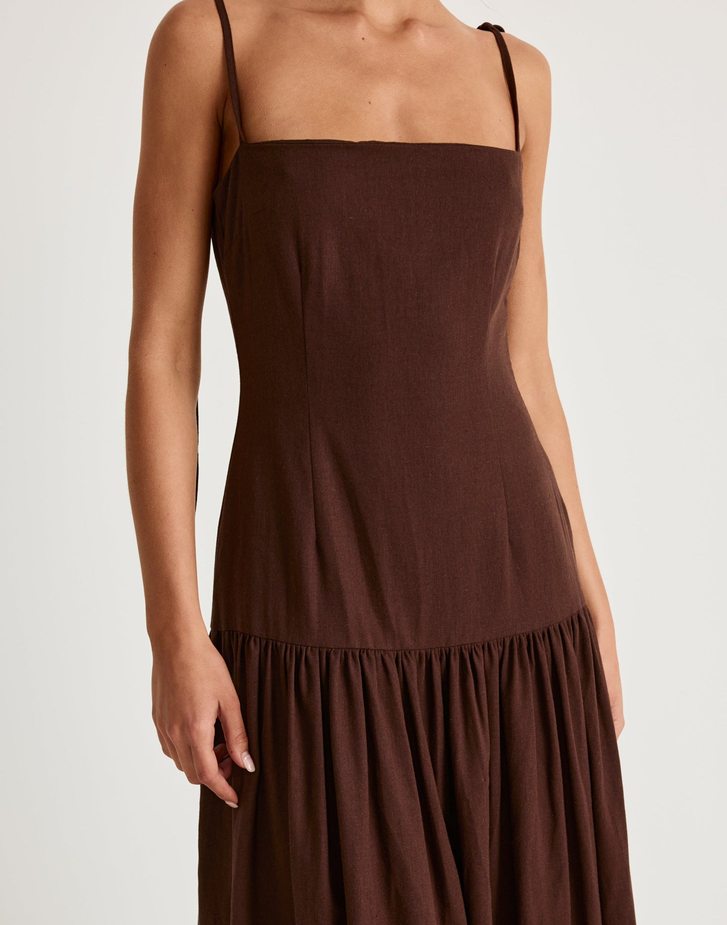 Hazel Maxi Dress (Chocolate)