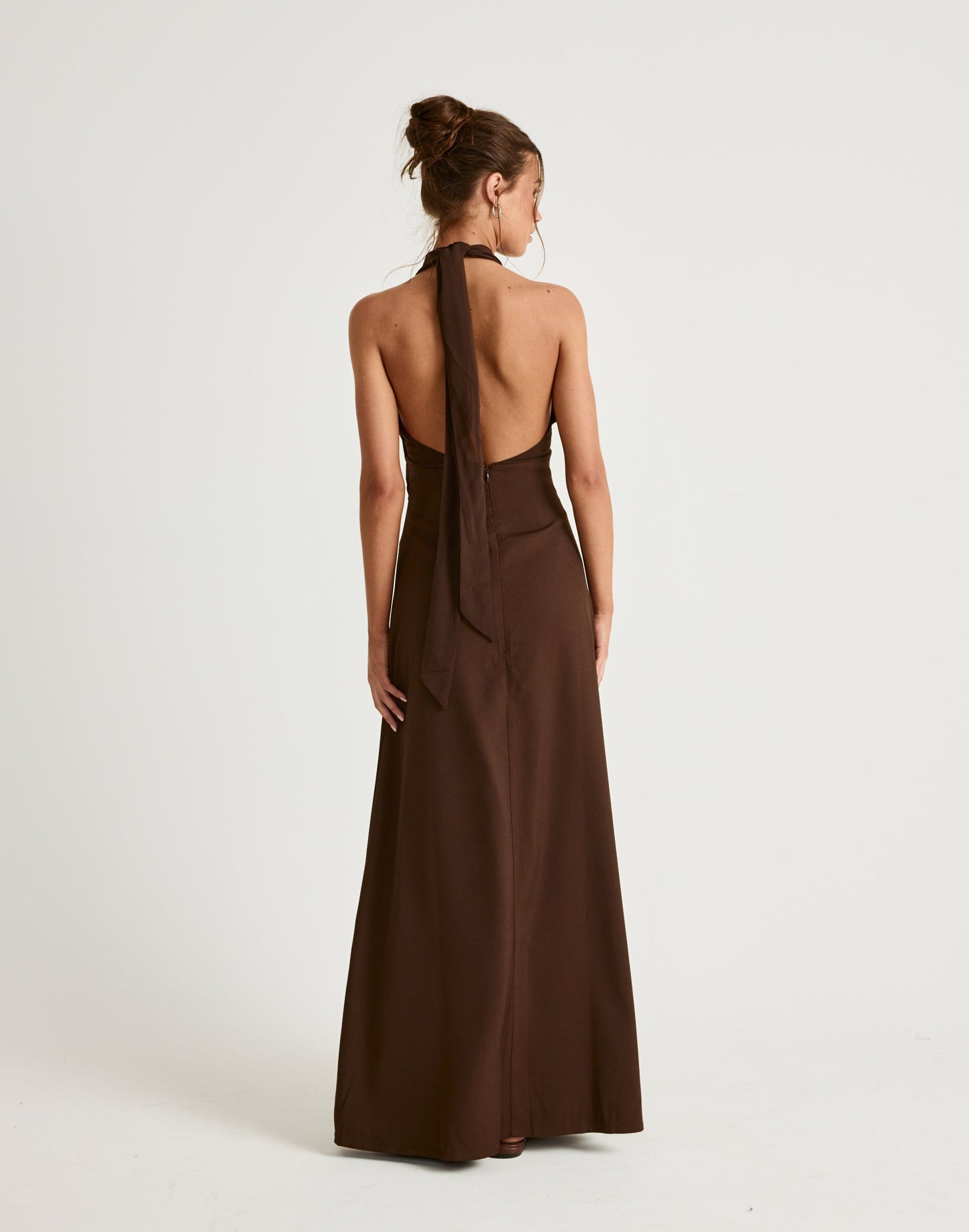 Sara Maxi Dress (Chocolate)
