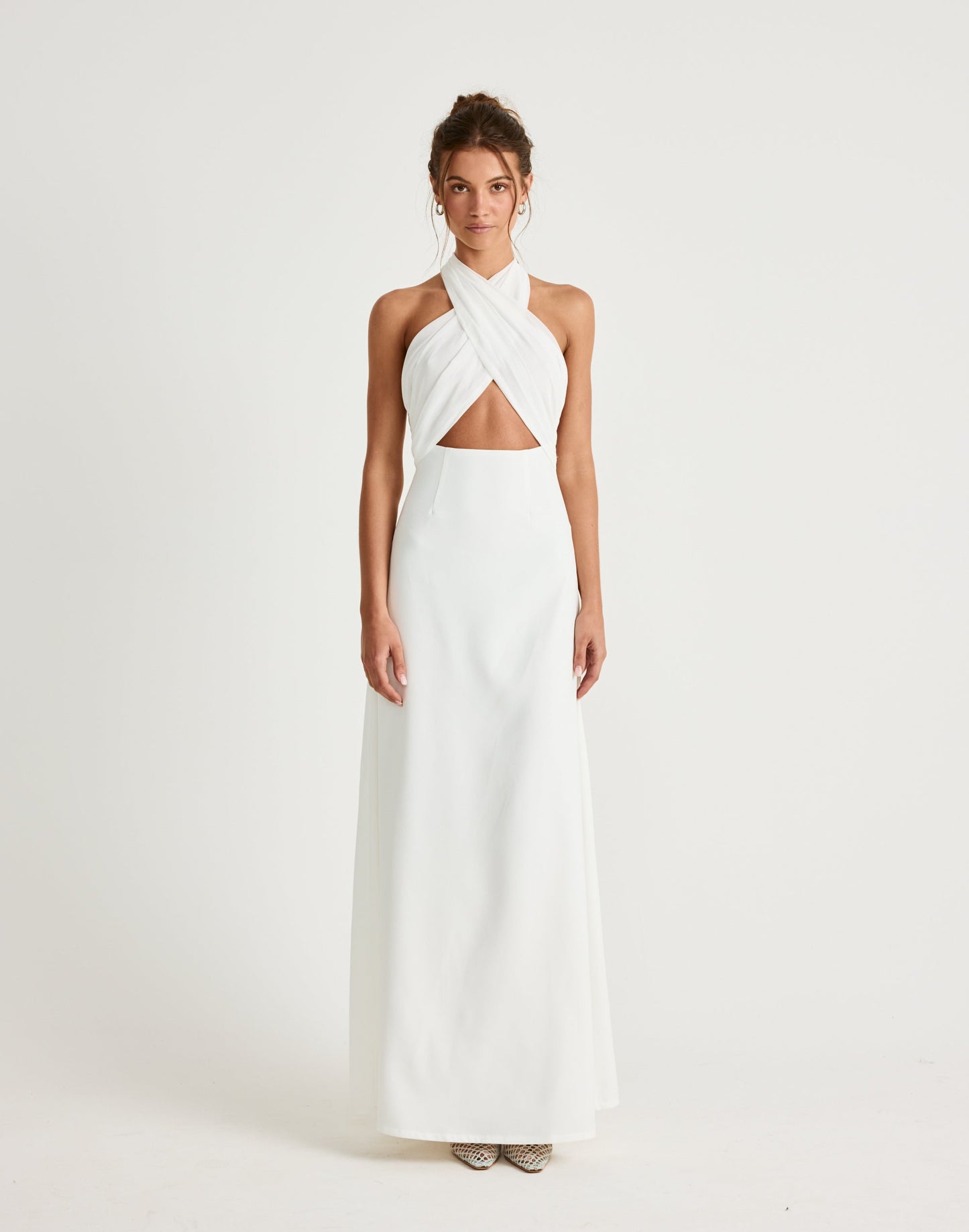 Sara Maxi Dress (White)